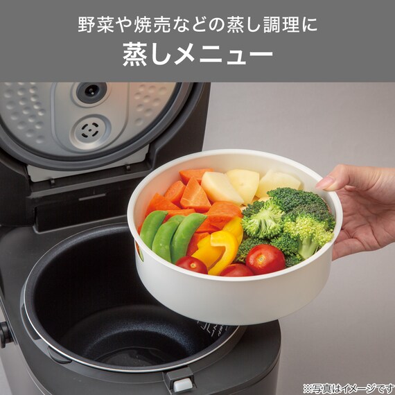 IH炊飯ジャー 5.5合(BC2G02 ブラック) 8枚目画像