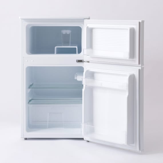 【家電3点セット】一人暮らし 90L冷蔵庫+4.5kg洗濯機+ヘルツフリーレンジセット(ホワイト) 4枚目画像