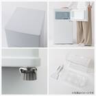 【家電3点セット】一人暮らし 90L冷蔵庫+4.5kg洗濯機+ヘルツフリーレンジセット(ホワイト) 7枚目画像