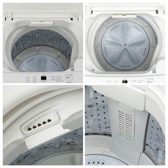 【家電3点セット】一人暮らし 90L冷蔵庫+4.5kg洗濯機+ヘルツフリーレンジセット(ホワイト) 11枚目画像