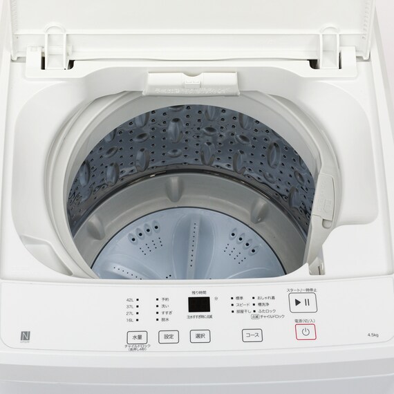 4.5kg全自動洗濯機(NT45T1 ホワイト) 16枚目画像