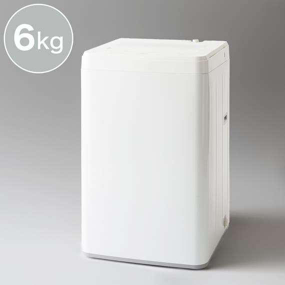 【家電4点セット 東日本用】新生活基本4点 冷蔵庫+6kg洗濯機+レンジ+炊飯器セット ホワイト 4枚目画像