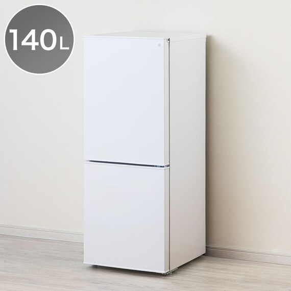 【家電3点セット】一人暮らし 霜取り不要140Ｌ冷蔵庫+6kg洗濯機+ヘルツフリーレンジセット(ホワイト) 2枚目画像