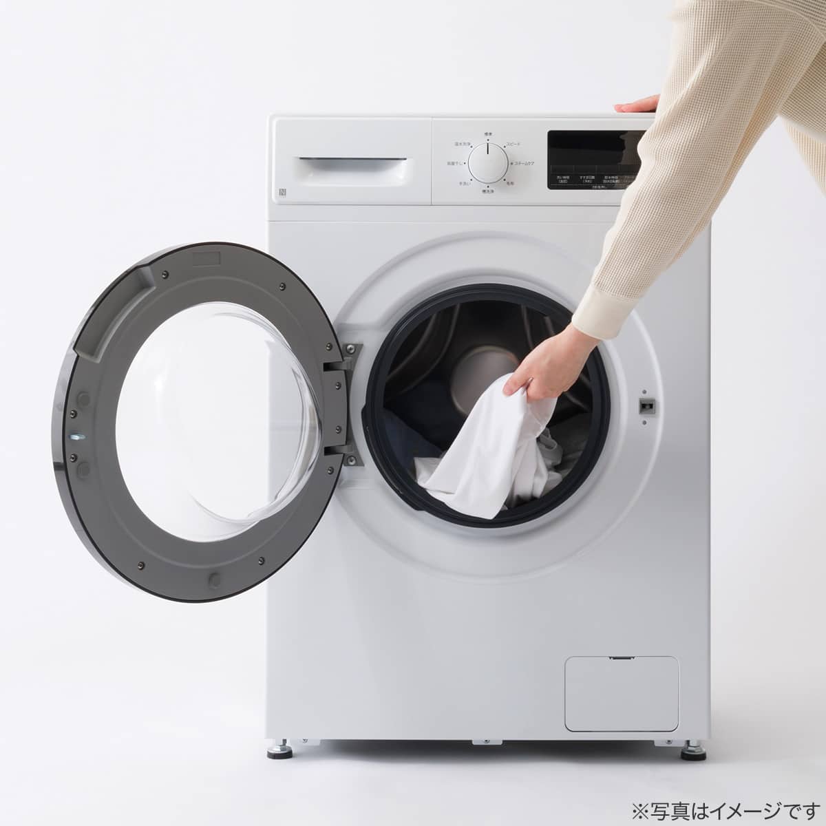 6kgスリムドラム式洗濯機 (乾燥なし)(ND60UL1 ホワイト)(リサイクル