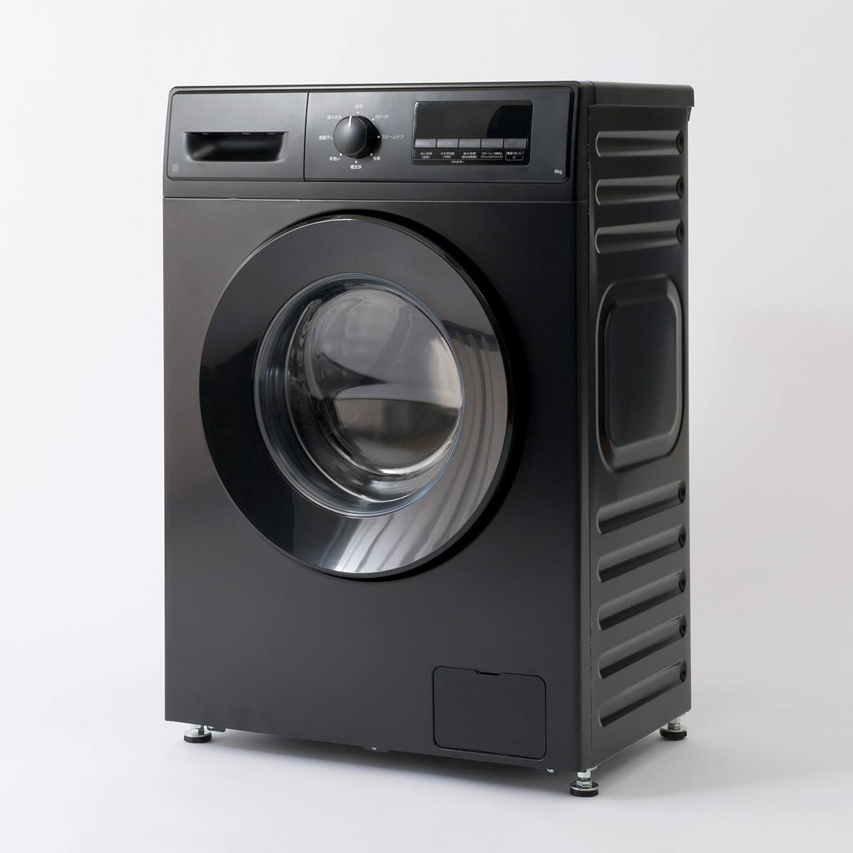 6kgスリムドラム式洗濯機 (乾燥なし)(ND60UL1 ブラック)(リサイクル