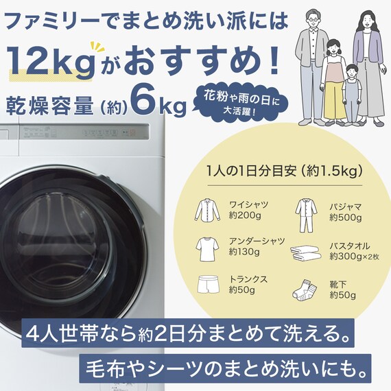 10kgドラム式洗濯乾燥機 (ND100KL1 ホワイト)(リサイクル回収有り) 13枚目画像