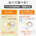 12kgドラム式洗濯乾燥機 (ND120KL1 ブラック)(リサイクル回収なし) 12枚目画像