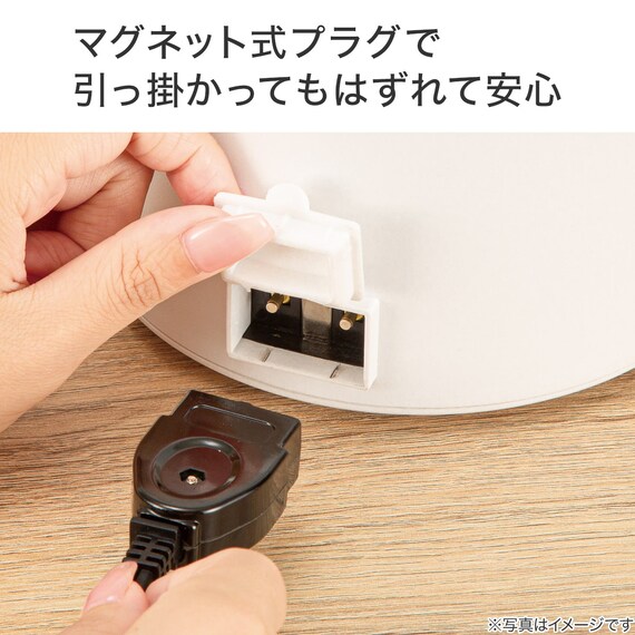  【小型家電5点セット】基本家電+マイナスイオンドライヤーセット (ホワイト) 12枚目画像