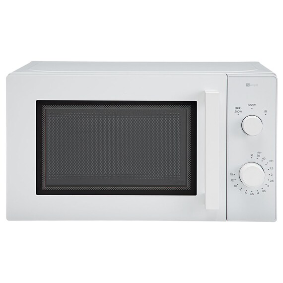 シンプルでちょうどいい 電子レンジ 17L(BK2G02 ホワイト) 1枚目画像