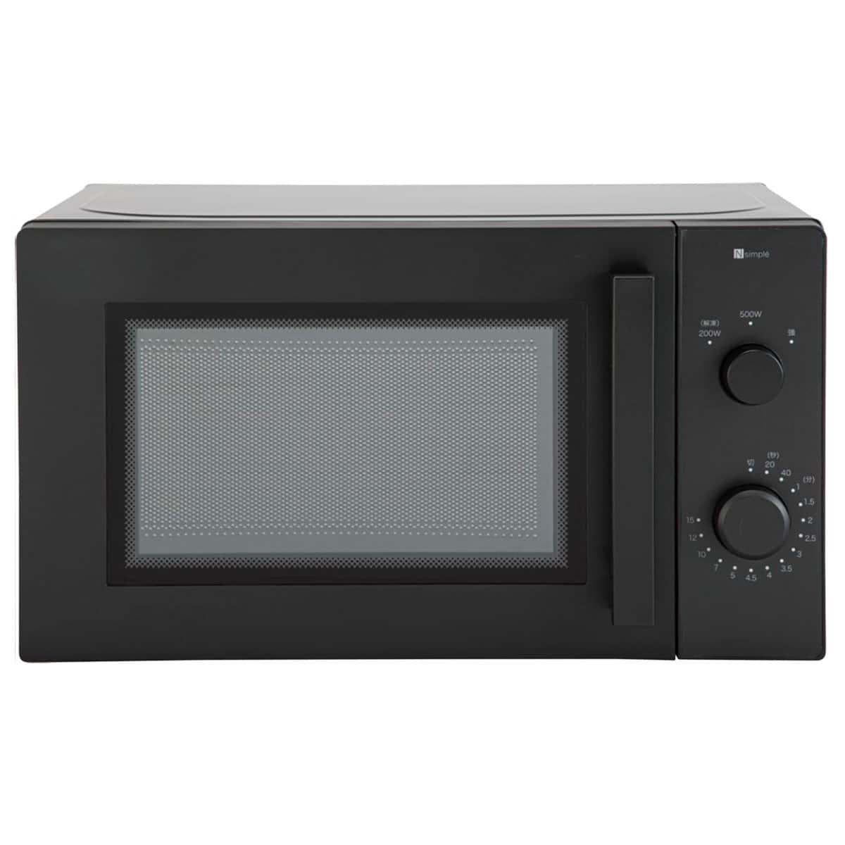 NITORI/ニトリ 電子レンジ シンプル家電 Nシンプル ブラック 700W 東日本専用 17L 札幌 東区 東日本専用(50Hz)電子レンジ(BK) | ニトリネット【公式】 家具