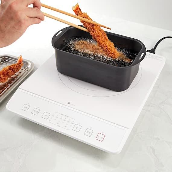 IHクッキングヒーター シングル (ホワイト BC2C02WH) 1枚目画像