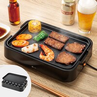 ミニフラット&たこ焼き器「Tatte!」 (ブラック FP2C04)