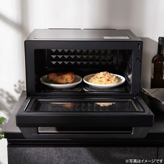 Wできたてシェフ スチームオーブンレンジ (23L ヘルツフリー トリプルセンサー BK2C03 ブラック) 14枚目画像