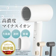 高濃度マイナスイオンヘアドライヤー (NL101)【創業祭感謝価格：11/28～1/6まで】