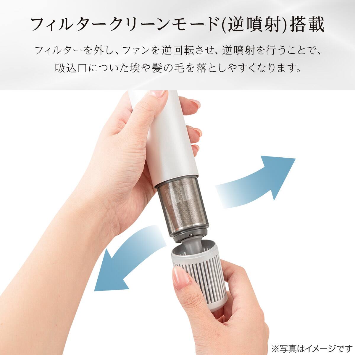 ラッピング袋グレー色付き】ナノうるおいイオン美髪ドライヤー(NL701