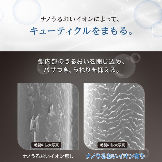 ナノうるおいイオン美髪ドライヤー (NL701 ダークグレー) 7枚目画像