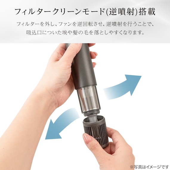 ナノうるおいイオン美髪ドライヤー (NL701 ダークグレー) 14枚目画像