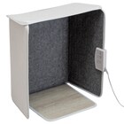 足裏まであったか 4面パネルヒーター(NCGY) 1枚目画像