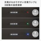 手のひらに収まる充電式カイロ(WK01 モカ) 6枚目画像