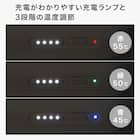手のひらに収まる充電式カイロ(WK01 モカ) 6枚目画像