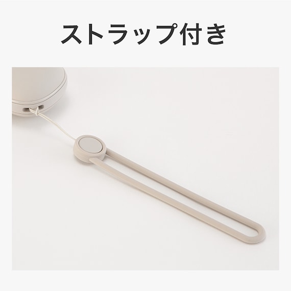 手のひらに収まる充電式カイロ(WK01 モカ) 7枚目画像