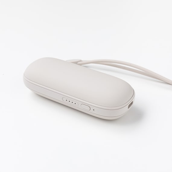 手のひらに収まる充電式カイロ(WK01 モカ) 12枚目画像