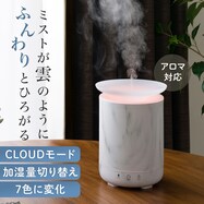 雲のようにふんわり広がるデスク加湿器(DM10)