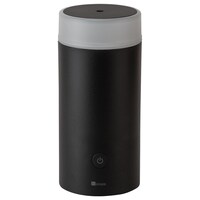 アロマも楽しめる省スペースデスク加湿器(超音波式 DM02N ブラック)