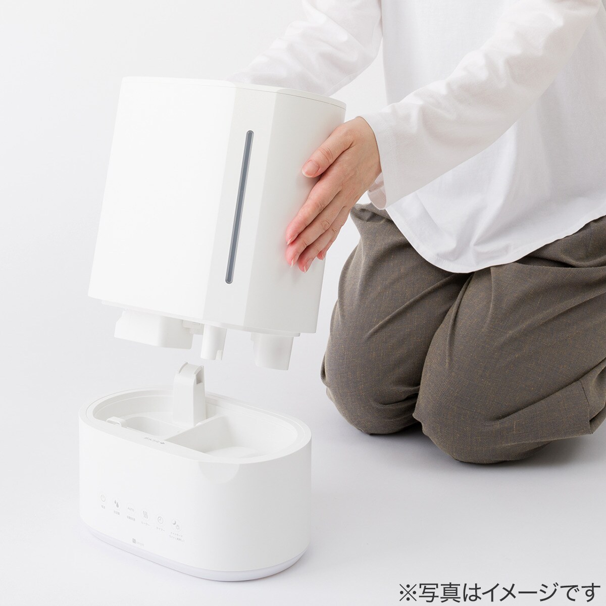 湿度設定ハイブリッド加湿器 (HB-01 ホワイト) | ニトリネット