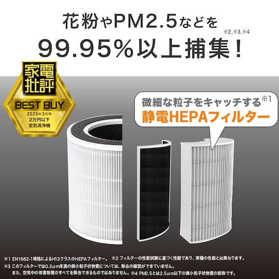 空気清浄機 (NR-6089WH) 6枚目画像