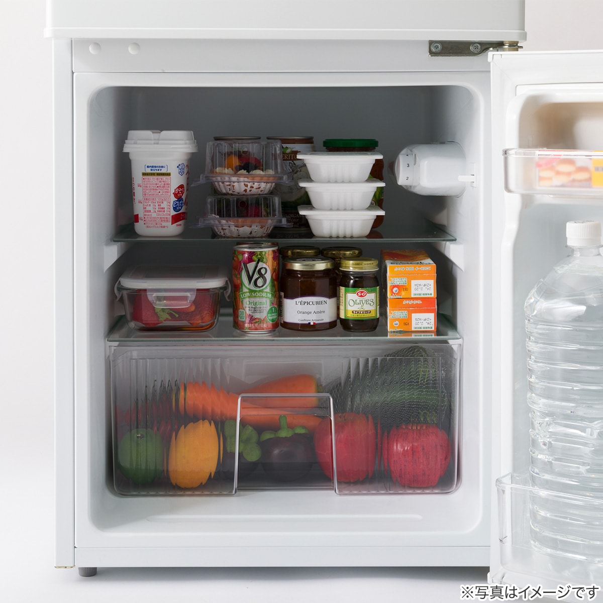 90L 直冷式2ドア冷凍冷蔵庫 (BR2C01WH) (リサイクル回収あり) | ニトリ