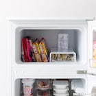 90L 直冷式2ドア冷凍冷蔵庫 (BR2C01WH)(リサイクル回収なし) 8枚目画像