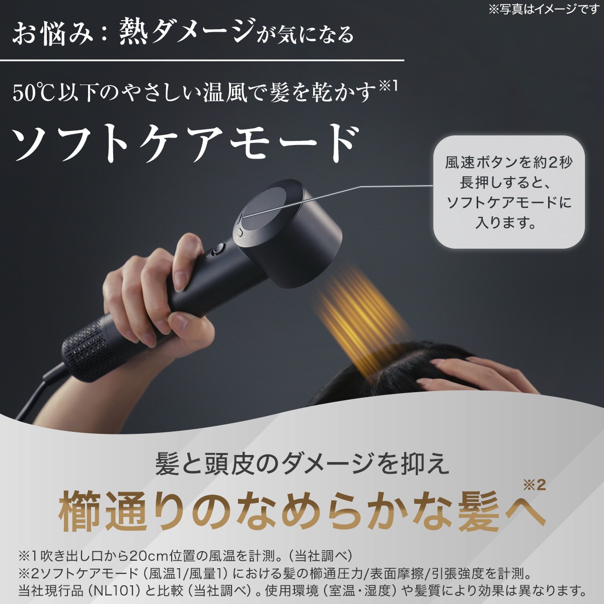 ニトリ　高濃度マイナスイオンヘアケアドライヤー (NY281 ホワイト)白 ニトリ マイナスイオンヘアドライヤー (NY281 ホワイト