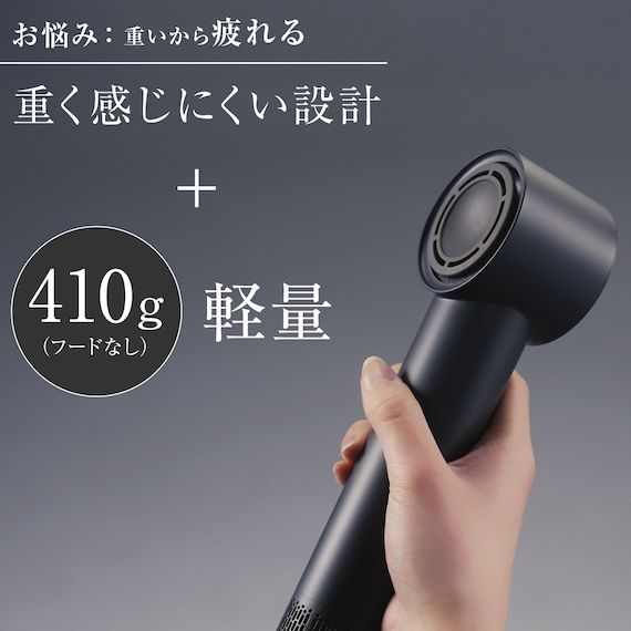 【母の日 プレゼント】高濃度マイナスイオン ヘアケアドライヤー (NY281 ホワイト)ギフト 贈り物 お母さん 実用品 10枚目画像