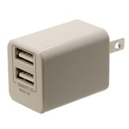 【デコホーム商品】USB電源アダプター(DH01 モカ)