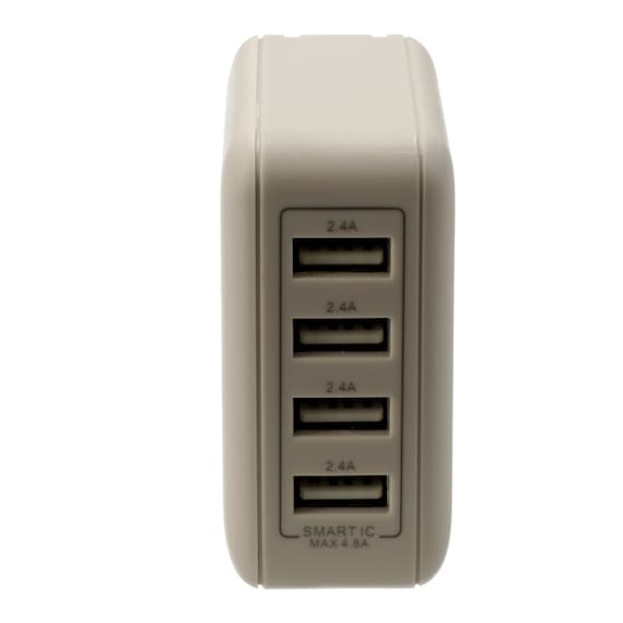 USB電源アダプター4口(DH01 モカ) 2枚目画像