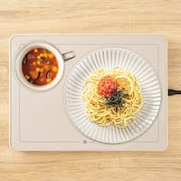 いつでもあったか フードウォーマープレート L (IT2C02 モカ)