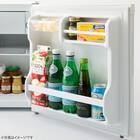 45L 直冷式1ドア冷蔵庫 (BR2C02 ホワイト) (リサイクル回収あり) 7枚目画像