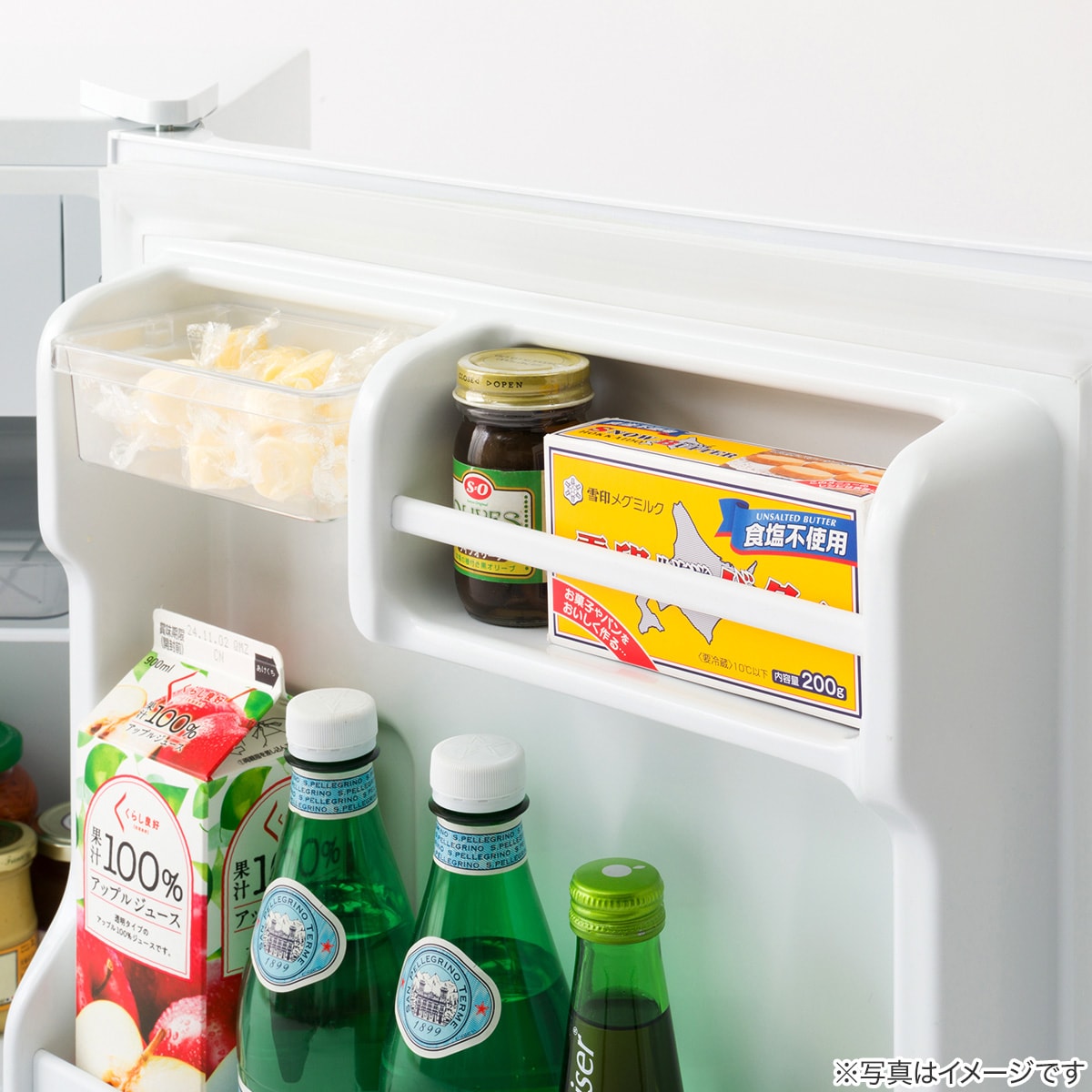 45L 直冷式1ドア冷蔵庫 (BR2C02 ホワイト) (リサイクル回収あり