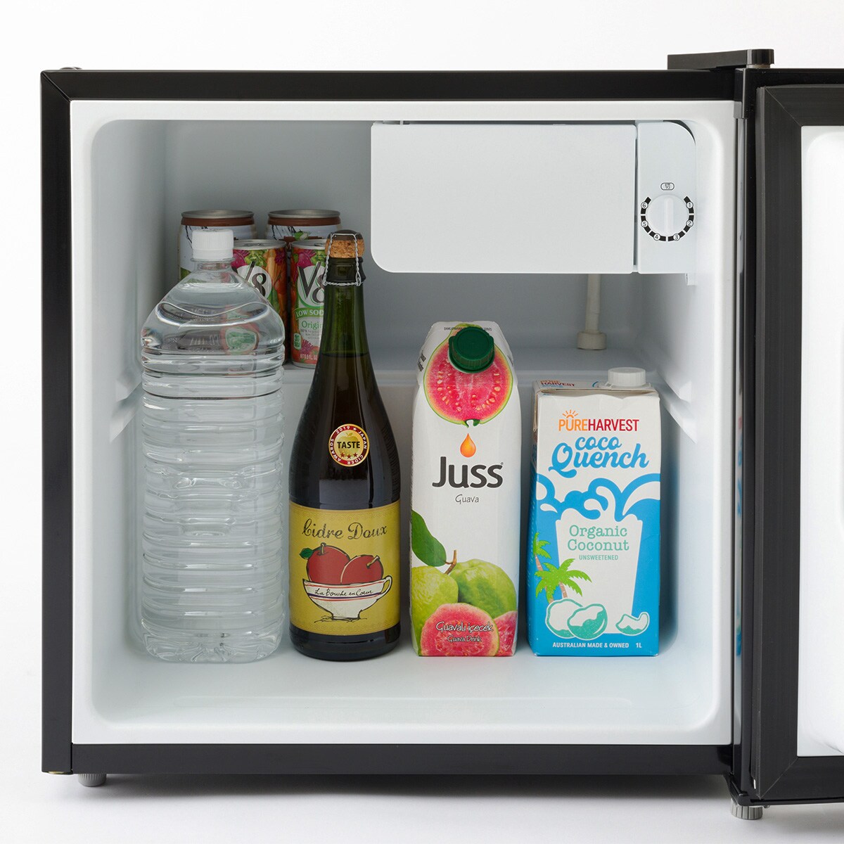 45L 直冷式1ドア冷蔵庫 (BR2C02 ブラック) (リサイクル回収あり