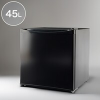 45L 直冷式1ドア冷蔵庫 (BR2C02 ブラック)(リサイクル回収なし)