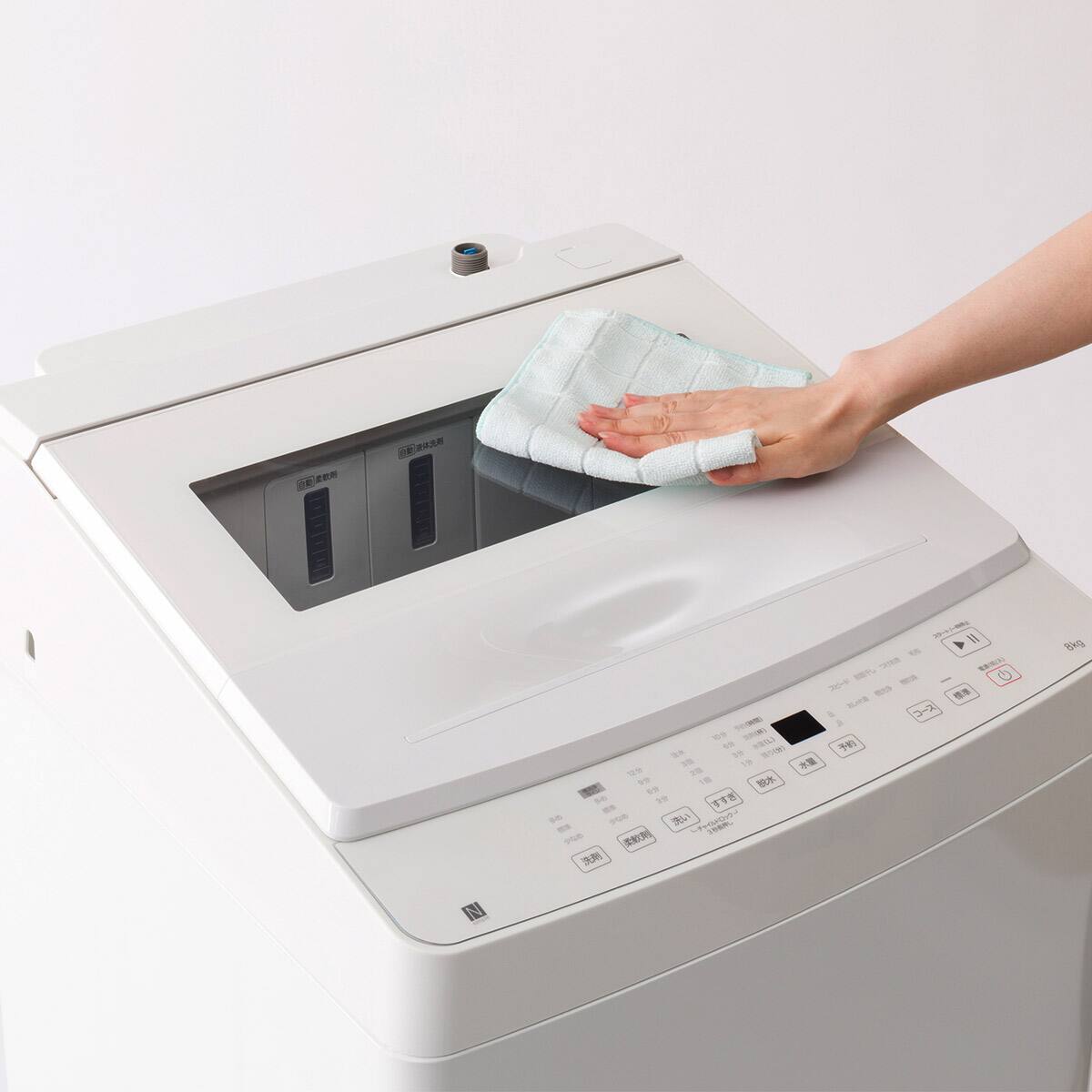 8kg洗剤自動投入洗濯機(NT80S1 ホワイト)(リサイクル回収あり