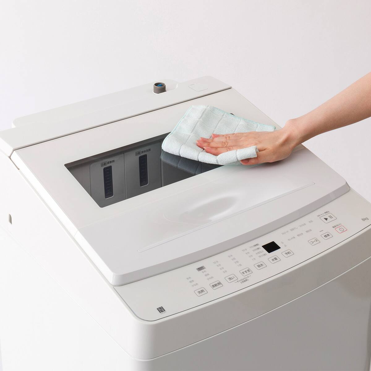 8kg洗剤自動投入洗濯機(NT80S1 ホワイト)(リサイクル回収なし