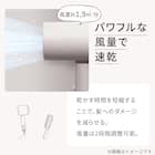 高濃度マイナスイオンヘアドライヤー (モカ NL101MO) 4枚目画像