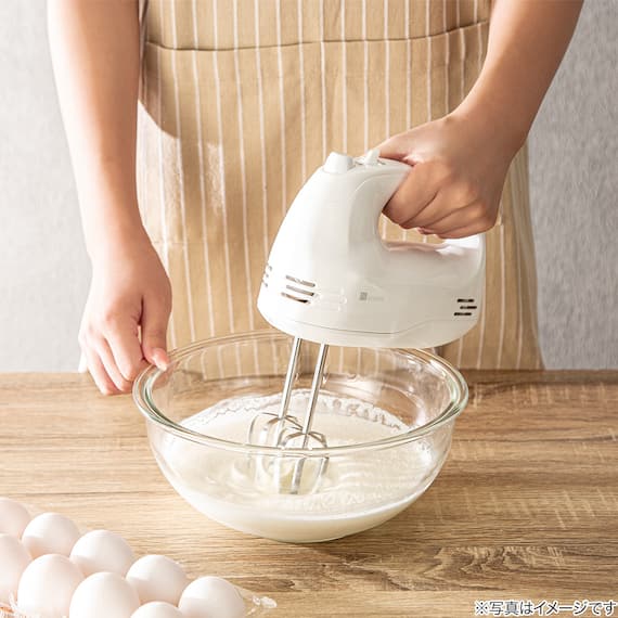 ハンドミキサー (DL2G03 WH) 2枚目画像