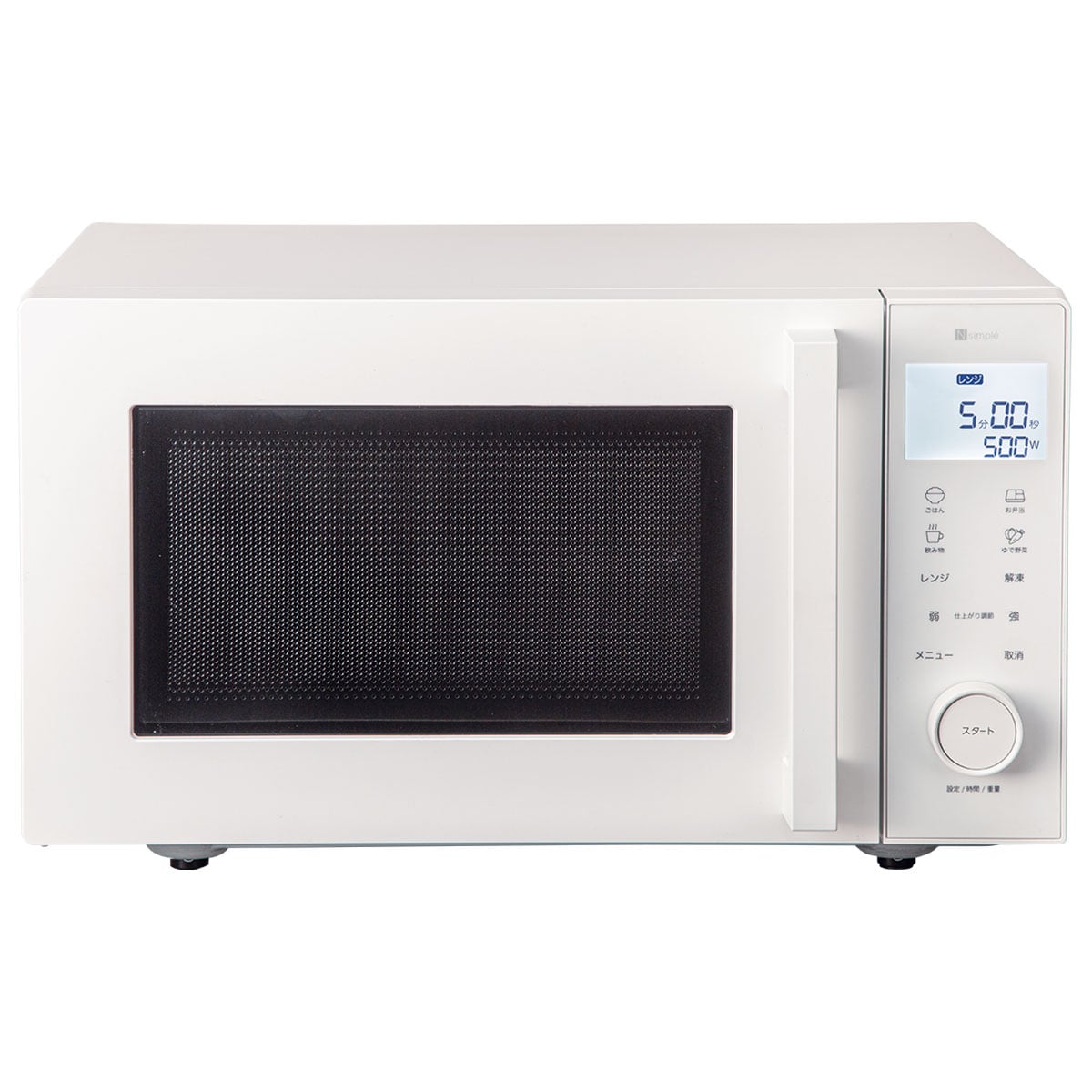 オートメニュー豊富な フラット電子レンジ 18L(GZ2G06 ホワイト