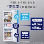 237L 2ドアファン式 冷凍冷蔵庫 (BR2G02 ホワイト)(リサイクル回収なし) 3枚目画像