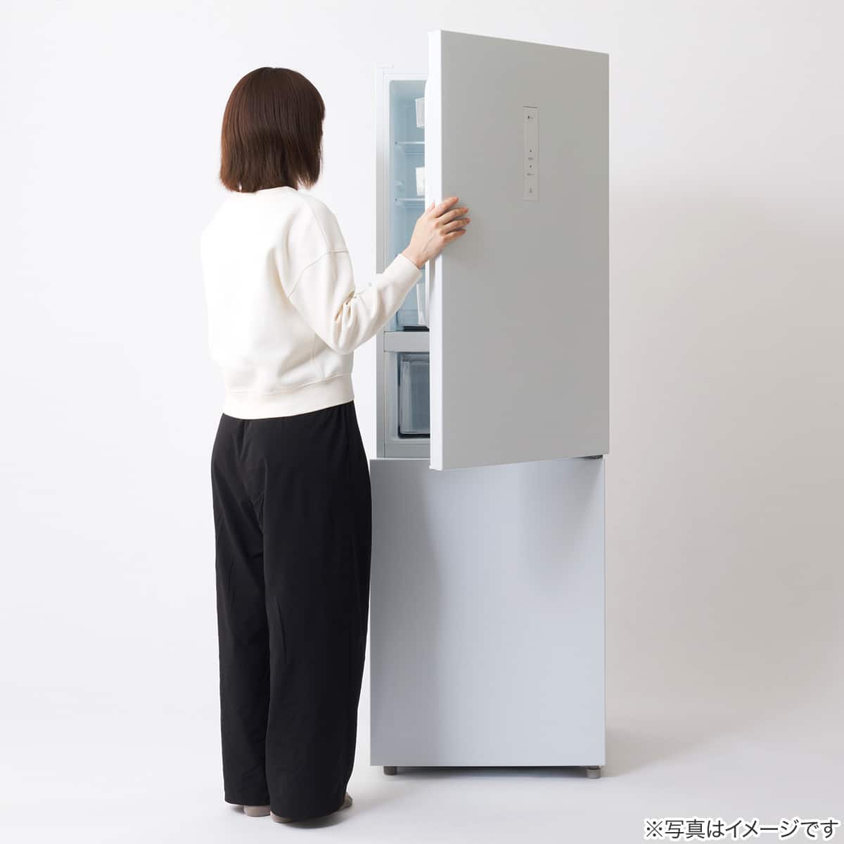 237L 2ドアファン式 冷凍冷蔵庫 (BR2G02 ホワイト)(リサイクル回収なし