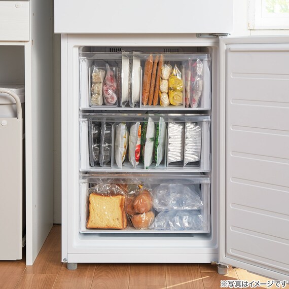 271L 3ドアファン式 まんなか切替冷蔵庫 (BR2G01 ブラック)(リサイクル回収なし) 26枚目画像