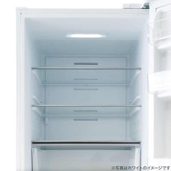 271L 3ドアファン式 まんなか切替冷蔵庫 (BR2G01 ブラック)(リサイクル回収なし) 44枚目画像